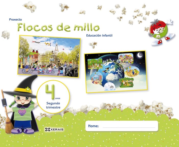 FLOCOS DE MILLO 4ANOS 2oTRIM, 18 GALICIA | AA,VV, | 9788491213475 (Editorial Xerais De Galicia)