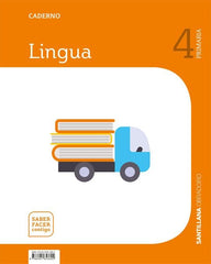 CADERNO LINGUA 4 PRI SABER FACER CONTIGO | Varios autores | 9788491853602 (Obradoiro Santillana)