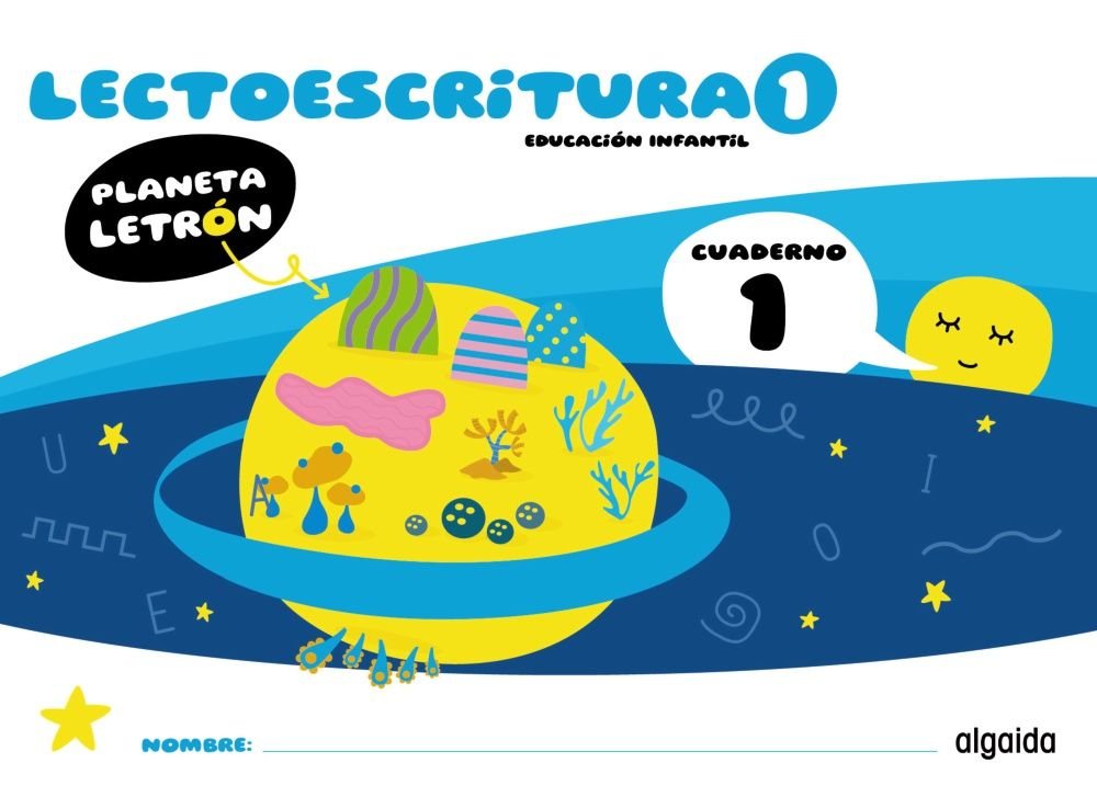 PLANETA LETRON LECTOESCRITURA NIVEL 1 CUADERNO 1 3 AÑOS 25 | Varios Autores | 9788491899518 (Algaida Editores)