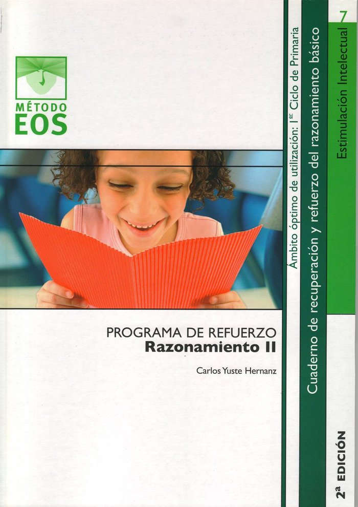 PROGRAMA REFUERZO RAZONAMIENTO II 2ªED | AA,VV, | EOS GABINETE DE ORIENTACION PS | 9788497270748