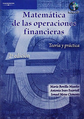 MATEMATICA DE LAS OPERACIONES FINANCIERAS+CD | BONILLA MUSOLES/IVARS ESCORTELL/MOYA CLE | PARANINFO | 9788497323734