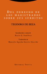 DEL DERECHO DE LOS MAGISTRADOS SOBRE SUS SUBDITOS - 9788498798036