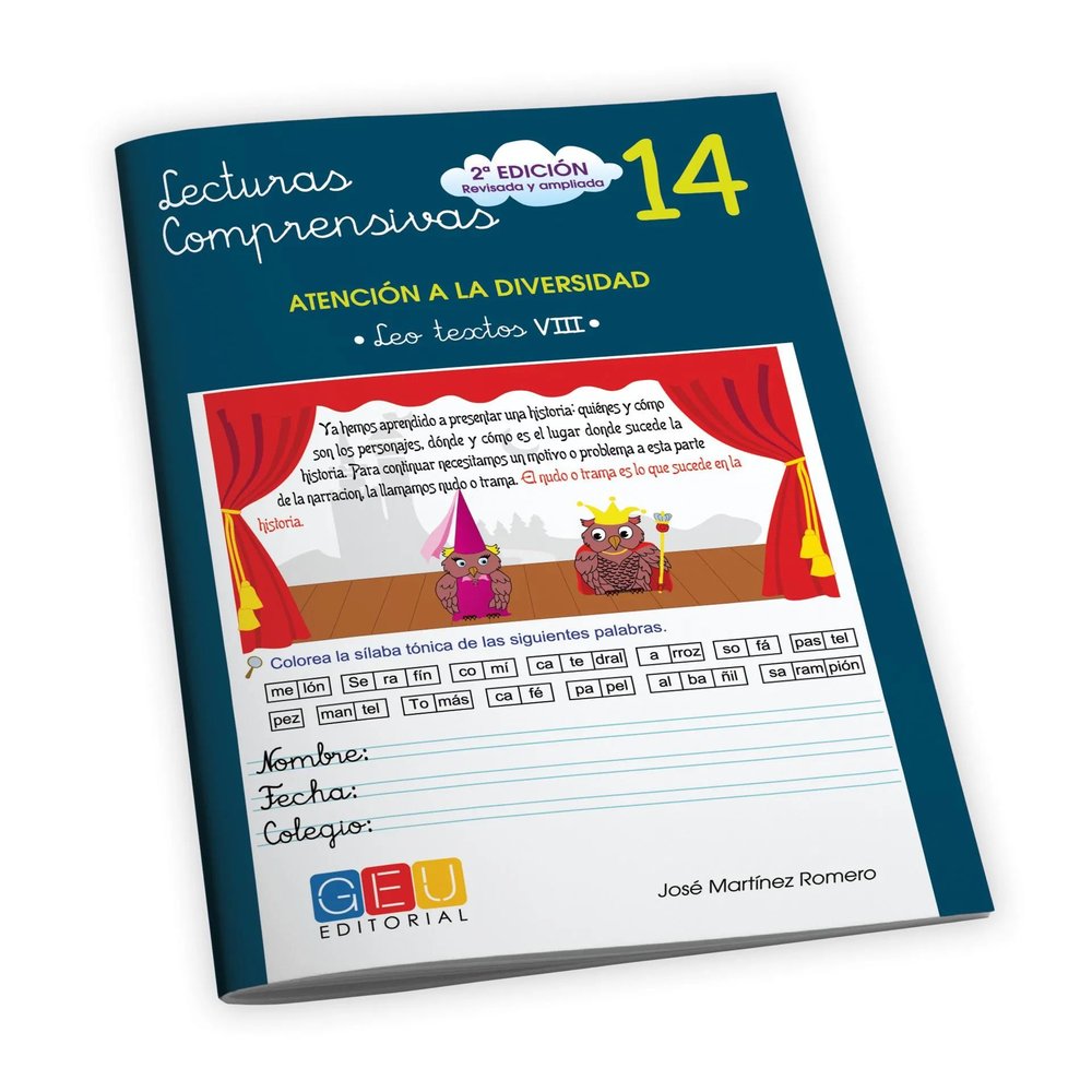 LECTURAS COMPRENSIVAS 14 | MARTINEZ ROMERO,JOSE | GEU | 9788499151458