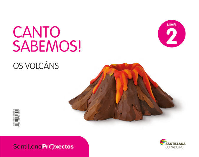 CANTO SABEMOS 2 OS VOLCANS 4AÑOS 18 | AA,VV | 9788499728216 (Obradoiro Santillana)