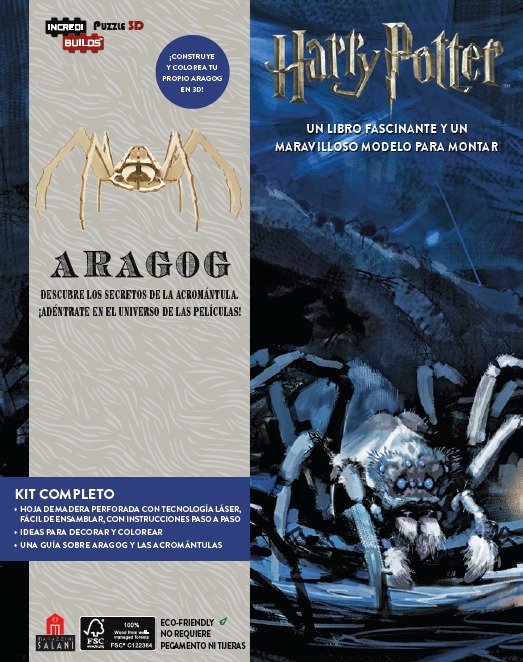 INCREDIBUILDS HARRY POTTER ARAGOG | Aa,vv | 9788893671439 (Magazzini salani)