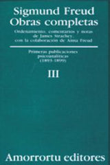 PRIMERAS PUBLICACIONES PSICOANALITICAS O,C,TOMO 3 | FREUD,SIGMUND | AMORRORTU EDITORES S,A, | 9789505185795