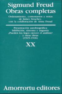 OBRAS COMPLETAS FREUD XX PRESENTACION AUTOBIOGRAFINHIBICI - 9789505185962