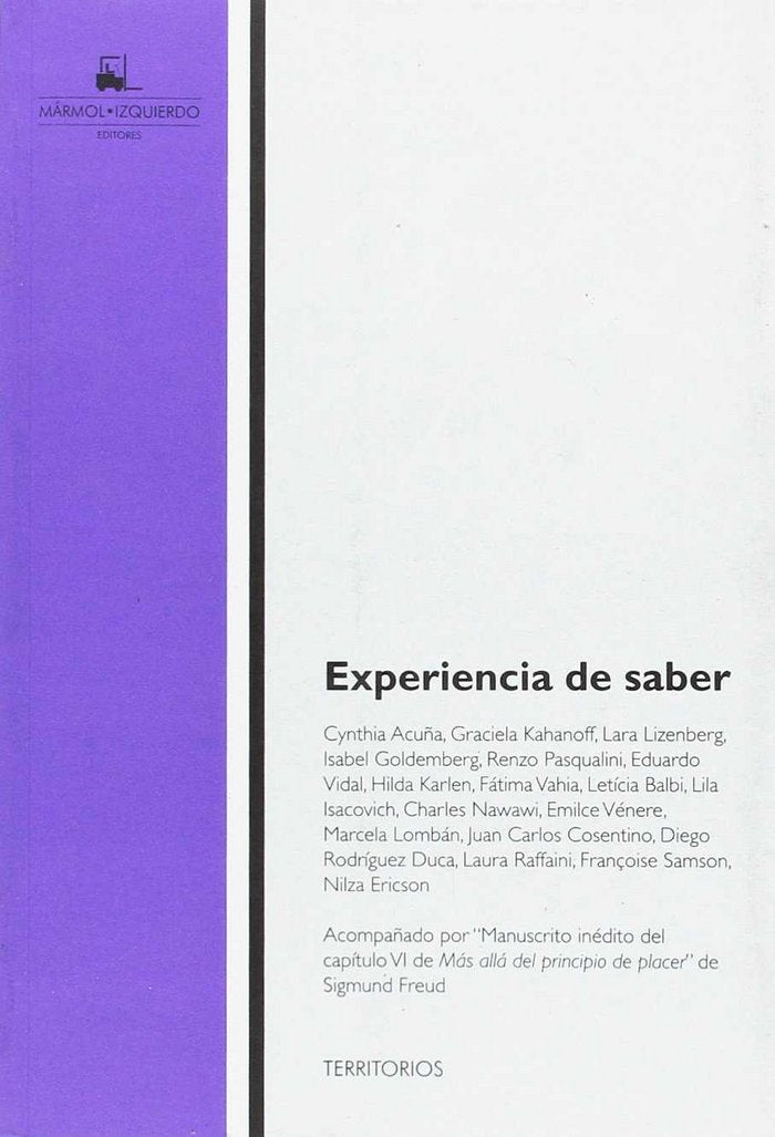 EXPERIENCIA DE SABER | AA,VV, | MARMOL IZQUIERDO | 9789872391782