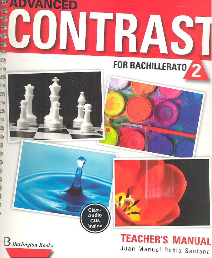 ✅ ADVANCED CONTRAST 2ºNB TEACHERS MANUAL I AA,VV I BURLINGTON BOOKS I 9789963489077