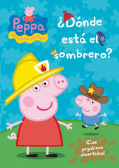 Peppa Pig. Cuaderno de actividades - ¿Dónde está el sombrero?: (Incluye pegatinas)