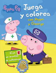 Peppa Pig. Cuaderno de actividades - Juega y colorea con Peppa y George: (Incluye adhesivos)