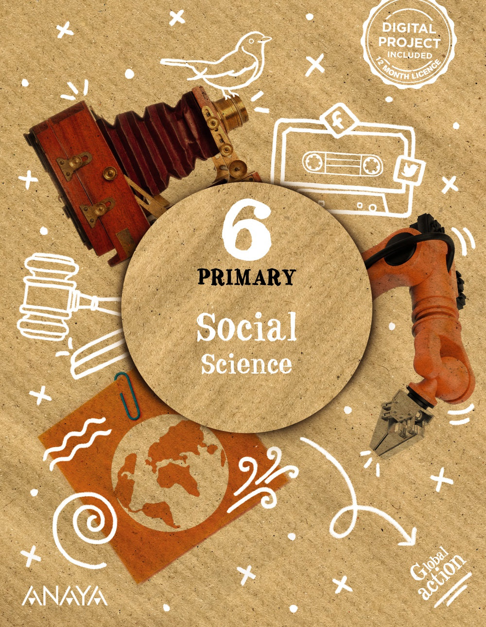 Social Science 6. Pupil's Book (6º Primaria) Global Action | Varios autores | 9788414330739 (ANAYA TEXTO)