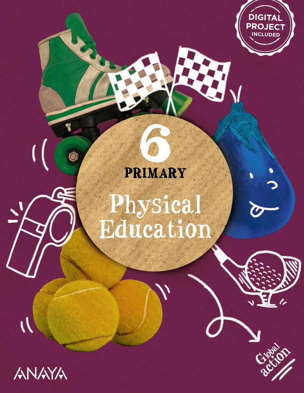 Physical Education 6. Pupil's Book (6º Primaria) Global Action | Varios autores | 9788414331187 (ANAYA TEXTO)