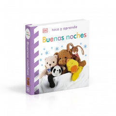 Toca y aprende - Buenas noches: Libro con texturas