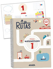 Matemáticas 1. RUTAS. (Incluye material manipulativo) (1º Primaria) RUTAS | Pellicer Iborra, Carmen | 9788469893821 (ANAYA TEXTO)