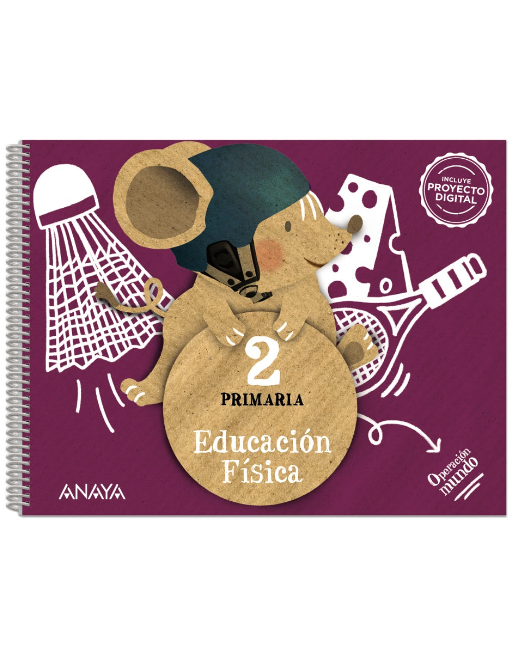 Educación Física 2 (2º Primaria) Operación Mundo | Varios autores | 9788469897539 (ANAYA TEXTO)