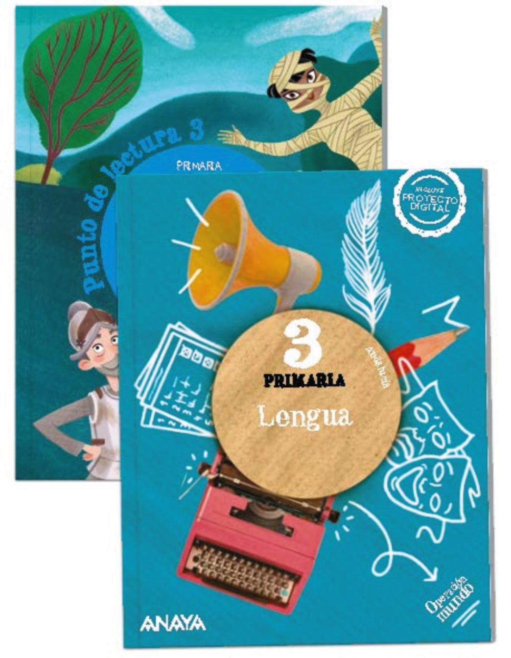 Lengua 3. (Incluye Punto de lectura 3.) (3º Primaria) Operación Mundo | Varios autores | 9788469899236 (ANAYA TEXTO)