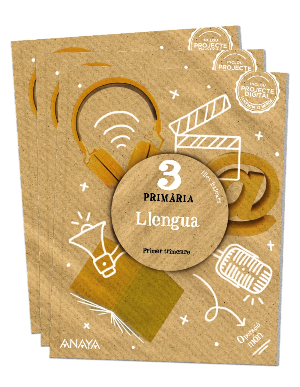 Llengua 3. (3º Primaria) Operació món | Varios autores | 9788469899403 (ANAYA TEXTO)