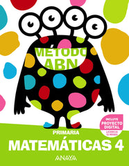Matemáticas ABN 4 (4º Primaria) Método ABN | Varios autores | 9788414320150 (ANAYA TEXTO)
