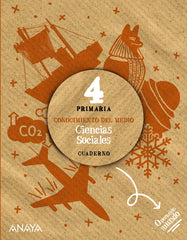 Ciencias Sociales 4. Cuaderno (4º Primaria) Operación Mundo | Pastor Ortega, Mª José | 9788414321263 (ANAYA TEXTO)