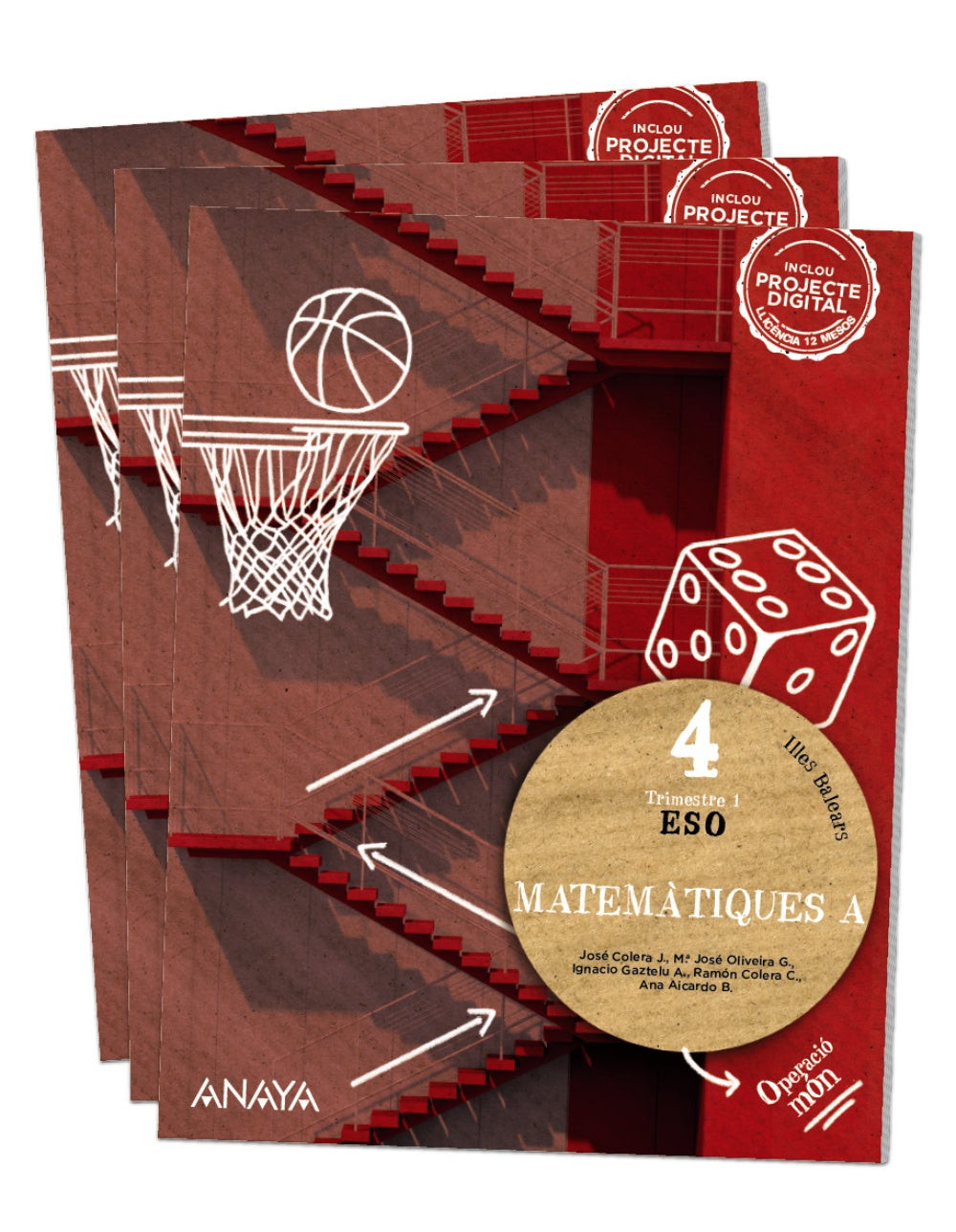 Matemàtiques A 4 (4º ESO) Operació món | Varios autores | 9788414325315 (ANAYA TEXTO)