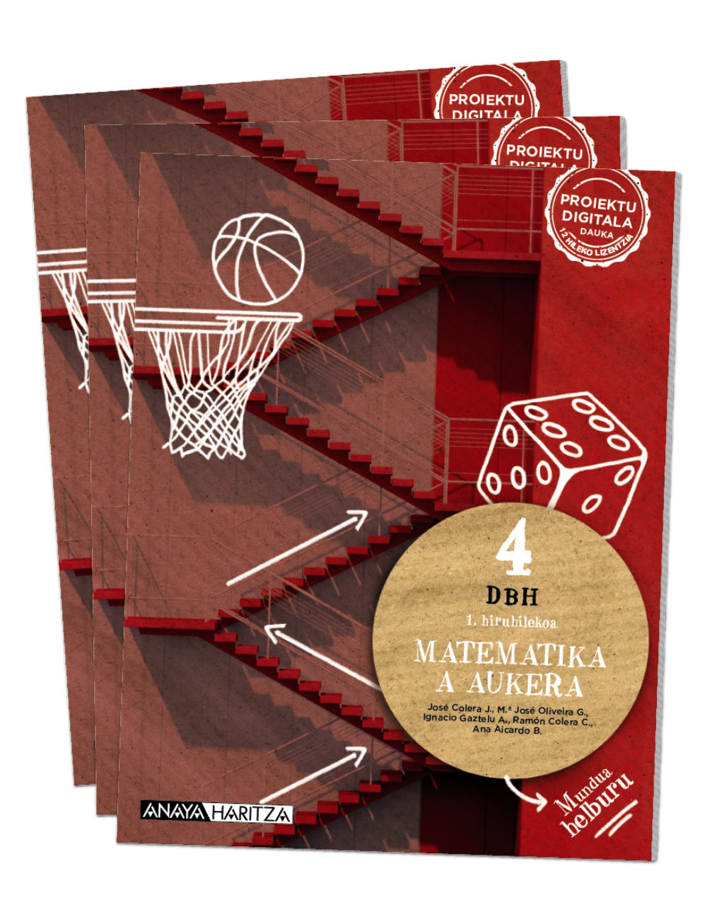 Matematika A 4 (4º ESO) Mundua helburu | Varios autores | 9788414325391 (ANAYA TEXTO)