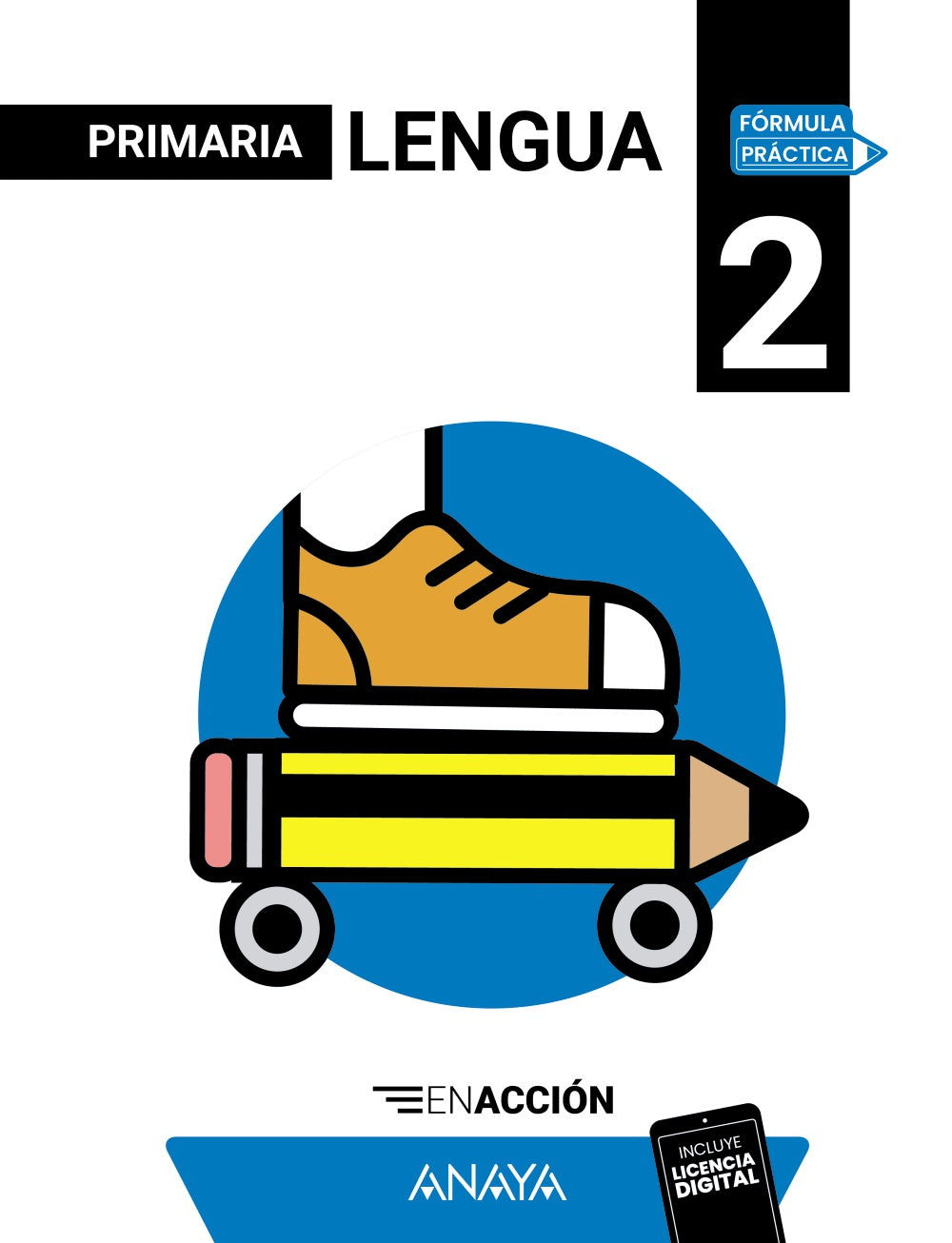 Lengua 2. En acción (2º Primaria) Fórmula Práctica | Varios autores | 9788414344088 (ANAYA TEXTO)