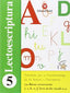 P5 - Lectoescriptura (Amb Gomets) 5 - Les Lletres Consonants: T, S, B, V, F. Sons E, O. Aa. Vv. (Nadal) 9788478876464
