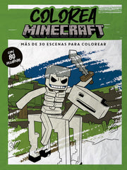 Colorea Minecraft: Más de 30 escenas para colorear con pegatinas. Varios Autores (Planeta Junior) 9788408279396