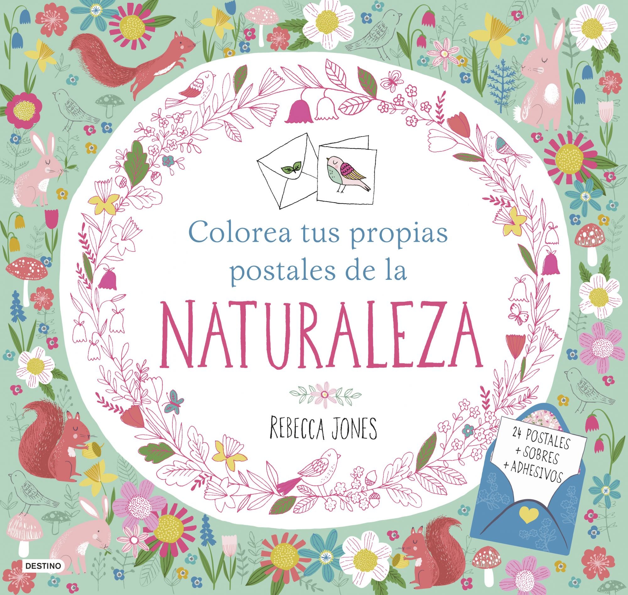 Colorea tus propias postales de la naturaleza