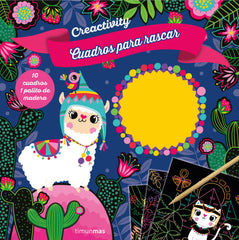 Creactivity. Cuadros para rascar. Animalitos: 10 cuadros 1 palito de madera. Varios Autores (Timun Mas Infantil) 9788408207818