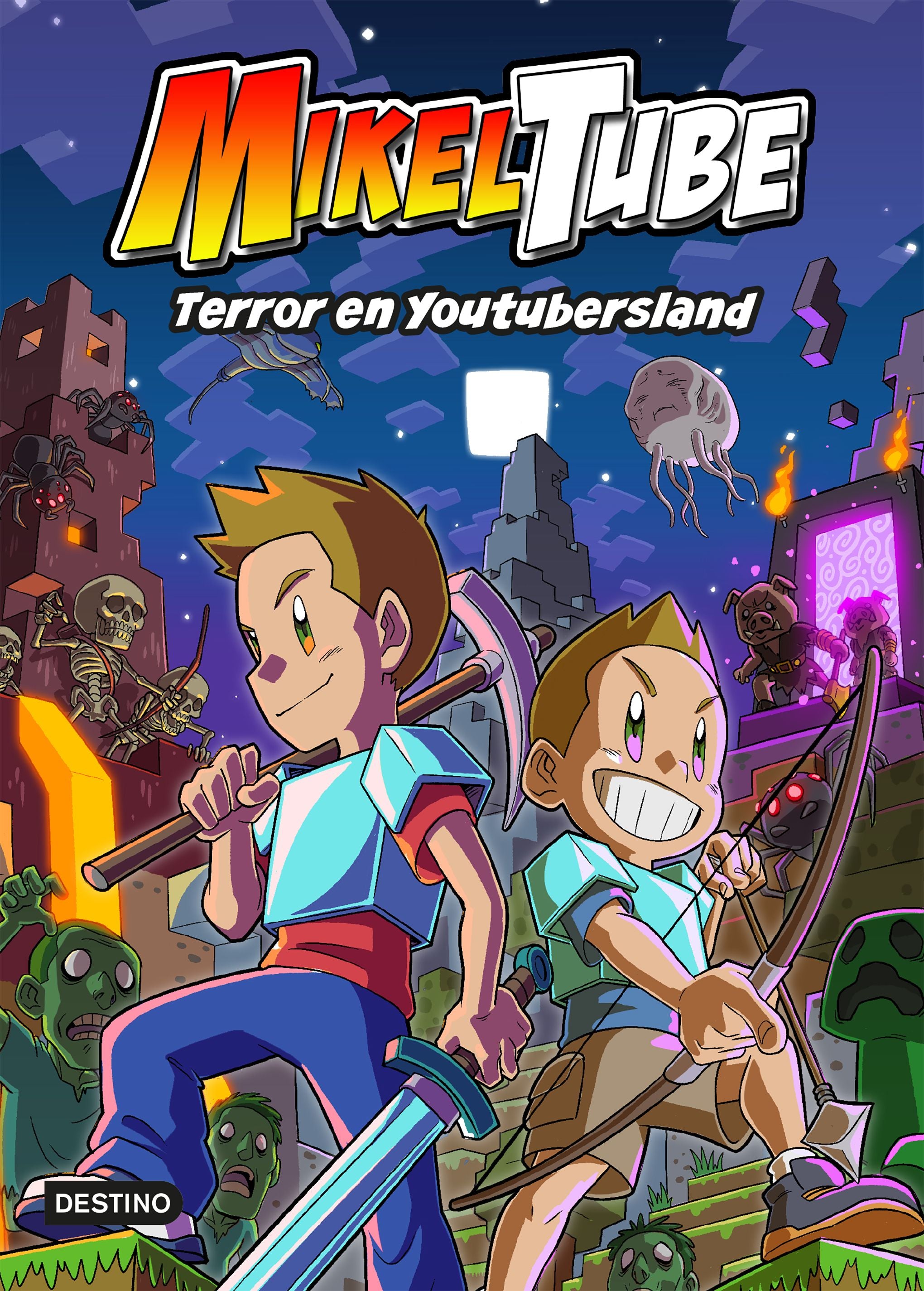 Mikeltube 5. Terror en Youtubersland. Mikeltube (Destino Infantil & Juvenil) 9788408245209