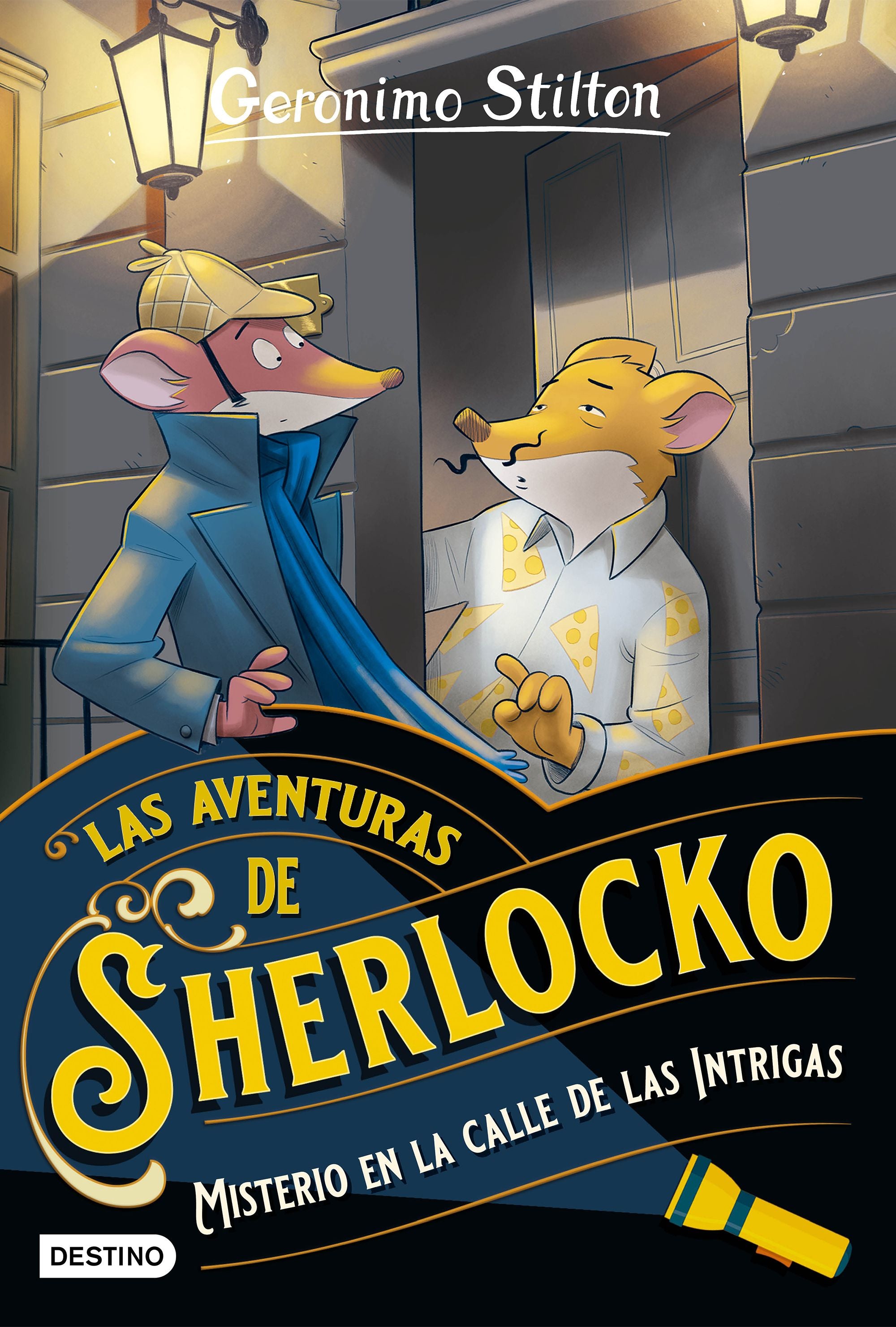 Misterio en la calle de las Intrigas: Las aventuras de Sherlocko 6. Geronimo Stilton (Destino Infantil & Juvenil) 9788408282563