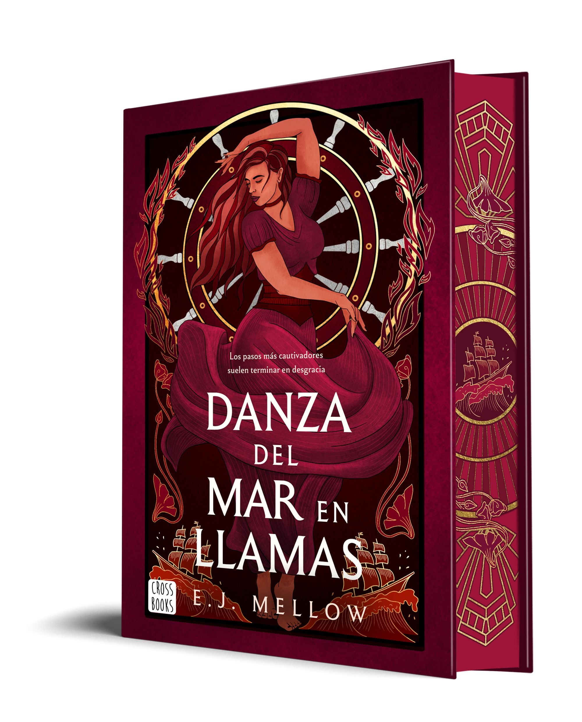 Mousai 2. Danza del mar en llamas: Edición con cantos tintados. E. J. Mellow (Crossbooks) 9788408310440