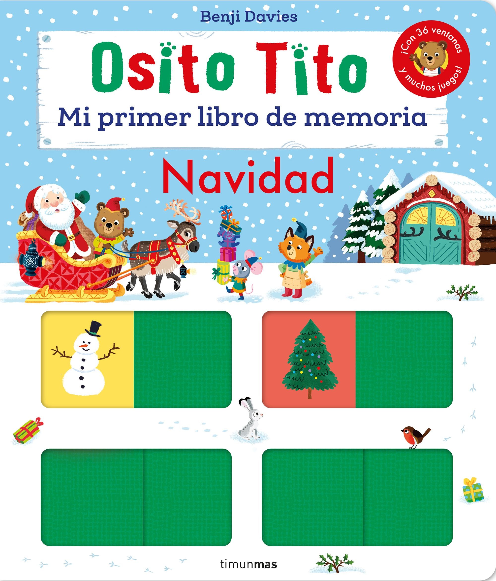Osito Tito. Mi primer libro de memoria. Navidad. Benji Davies (Timun Mas Infantil) 9788408287506