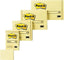 ▶ NOTAS ADHESIVAS 76X76 POST-IT 654 AMARILLO CAJA 12 UNIDADES