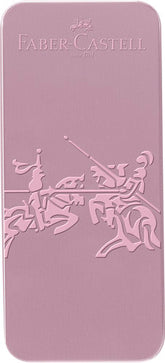 ✅ JUEGO BOLIGRAFO + PLUMA FABER CASTELL GRIP HARMONY SOMBRA ROSA