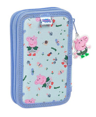 ► PLUMIER DOBLE PQÑO 28 PCS. PEPPA PIG URBAN FARMER