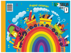 ▶︎ BLOC PAPEL CELOFÁN SELVI- Caja 25 blocs de papel celofán