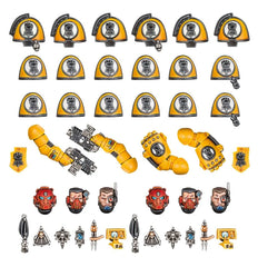 ✅ Mejoras y calcomanías de Imperial Fists Primaris