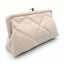 Monedero Boquilla Napa Dibujo Rombo Beige CARAMELO