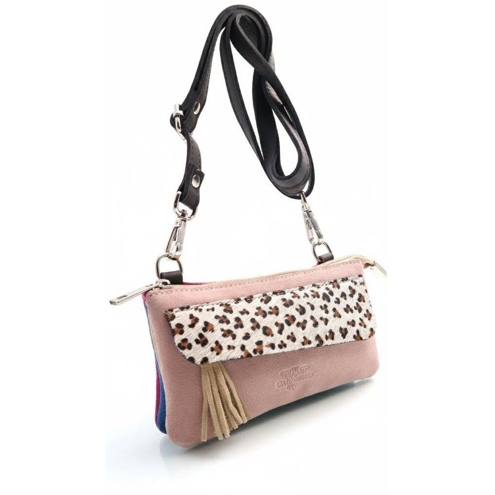 Bolso Piel Serraje Colores Rosa Nadia CARAMELO Imagen principal del producto