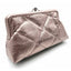 Monedero Boquilla Piel Metal Bronce CARAMELO