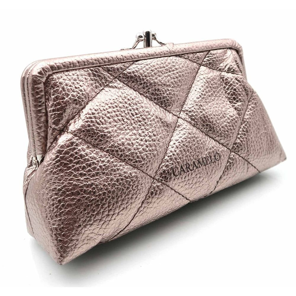 MONEDERO BOQUILLA PIEL METAL BRONCE | CARAMELO | 1 UNIDAD | 509175568