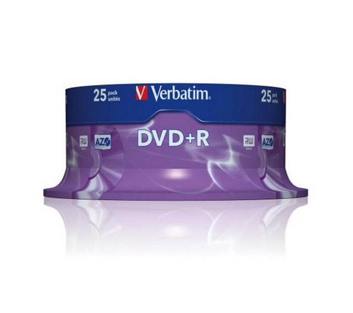 Dvd+r Verbatim 4,7 Gb 16X Tarrina 25 Uds