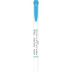 Rotulador Zebra Mildliner Doble Punta Pincel Azul Cyan | Zebra Pen | Pack 10 Unidades