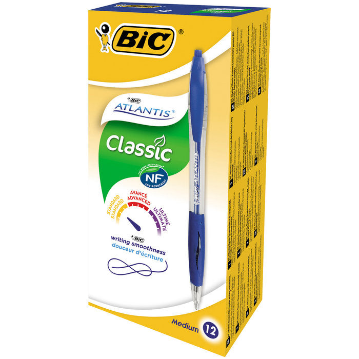 Boligrafo Bic Atlantis Refresh Azul Marca Bic