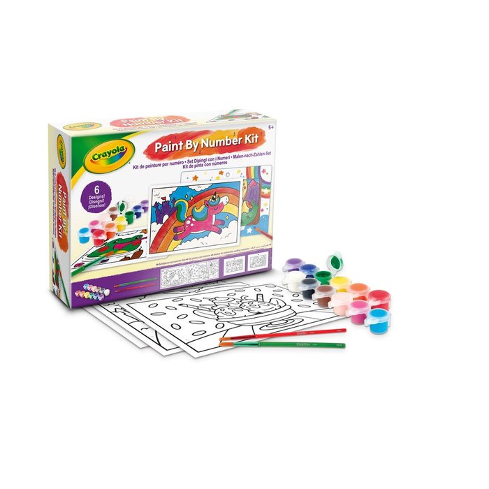 Juego Mis Primeras Creaciones Set Pinta por Números Crayola