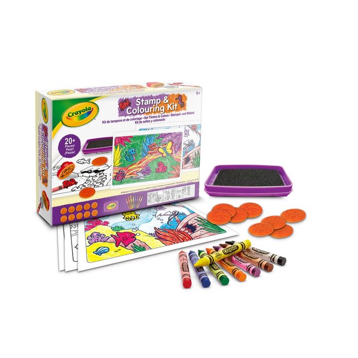 Juego Mis Primeras Creaciones Set Estampines y Colorear Crayola Imagen principal del producto