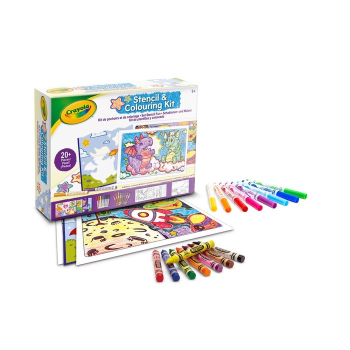 Juego Mis Primeras Creaciones Set Plantillas y Colorear CRAYOLA Imagen principal del producto